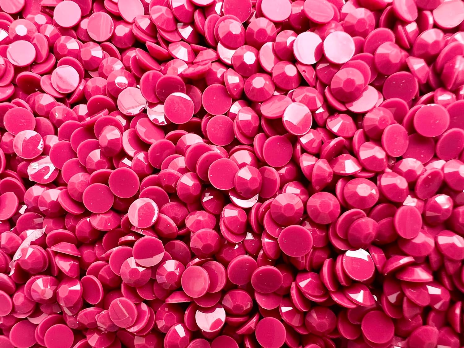 SBN Craft Supplies 3000pc Cranberry Red Opaque Jelly Flatback Resin  Rhinestones 